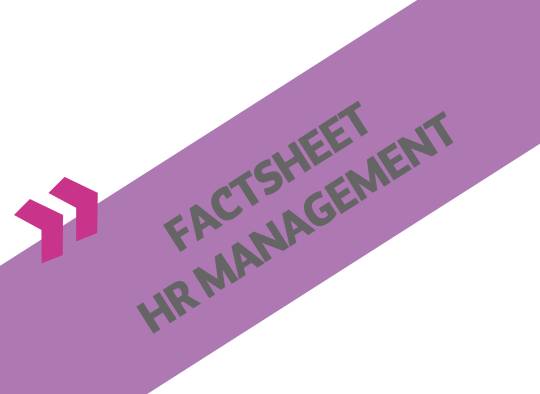 FACTSHEET FOR HR MANAGEMENT