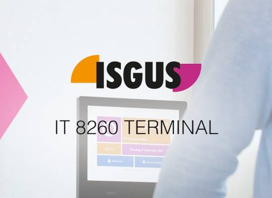 IT 8260 terminal with its intuitive touch screen