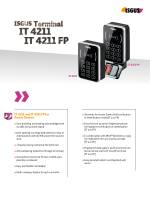 ISGUS Terminal IT 4211 und IT 4211 FP data sheet