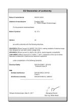 Declaration of conformity GL 12V